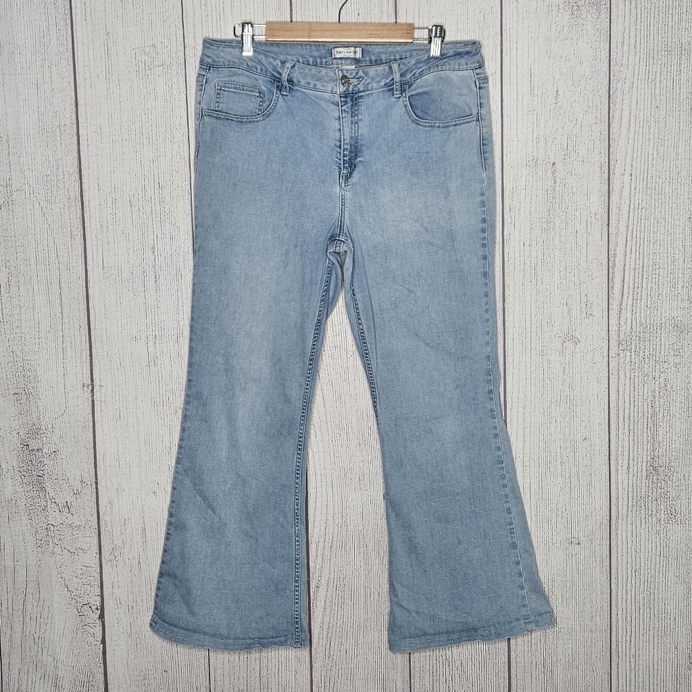 Original Nevermind Brand Light Wash Flare Jeans, sz 16